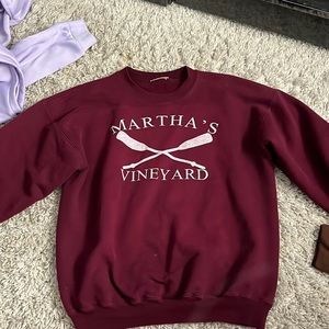 maroon, size medium